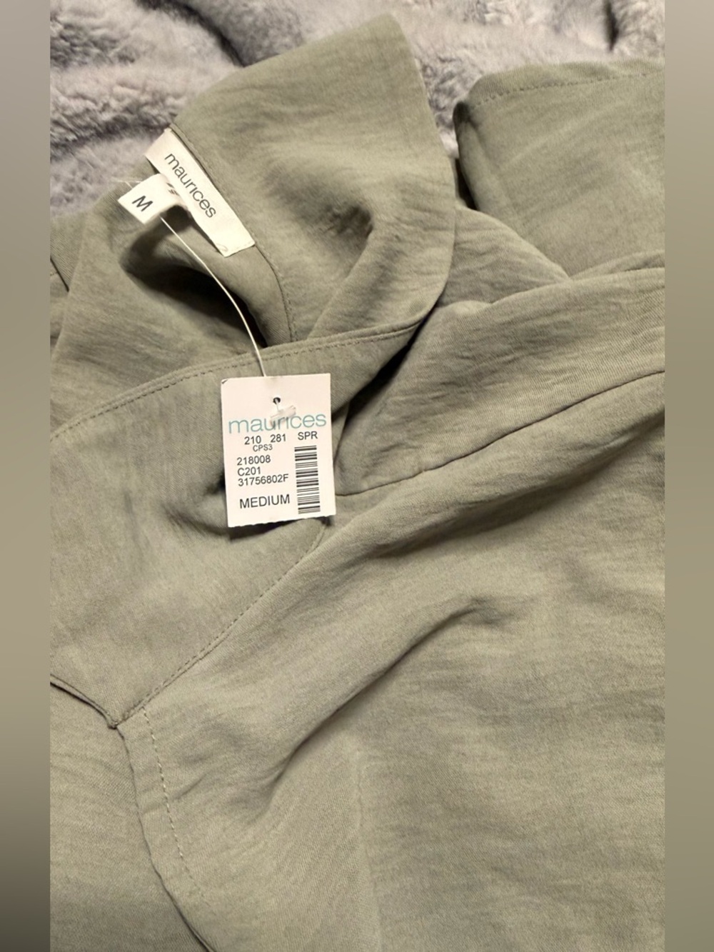 Maurice's Collared Wrap Midi Dress - Medium NWT - So Stylish & Flattering! - Picture 5 of 5